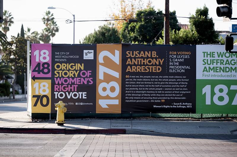 100th Anniversary of the 19th Amendment: Large-Scale Public Art Installation