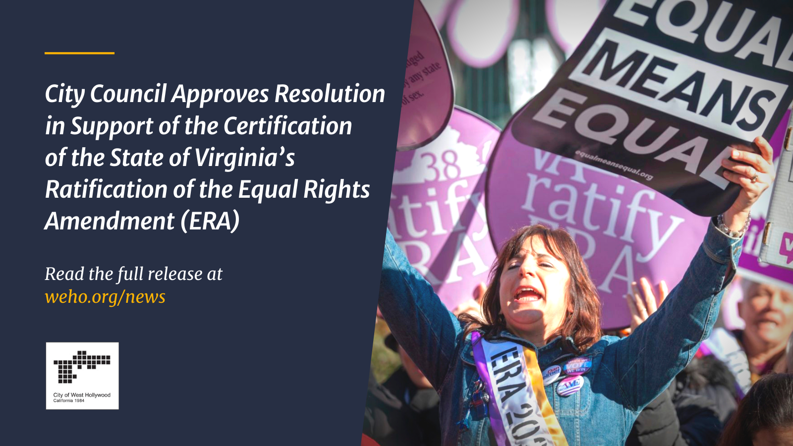 Virginia’s Ratification of the ERA