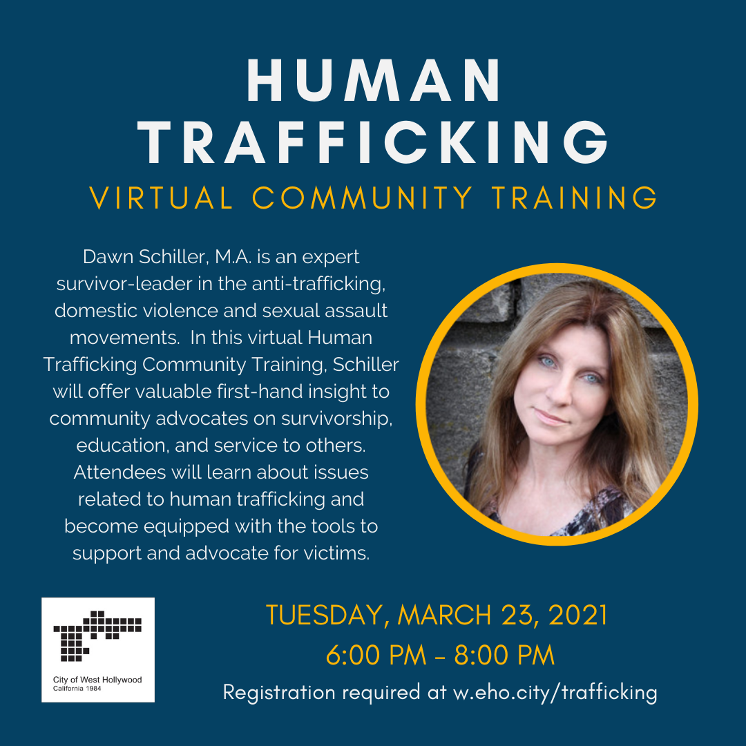 Human Trafficking Virtual Event