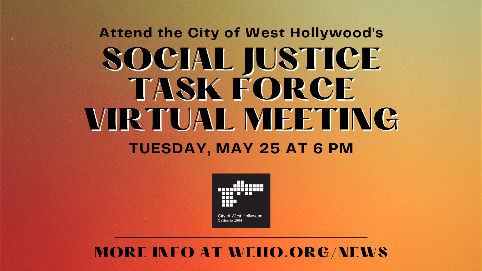 Social Justice Task Force - May 25