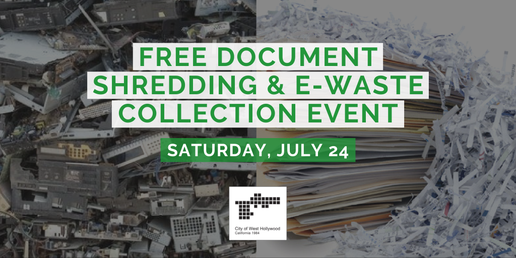 E Waste & Document Shredding Event