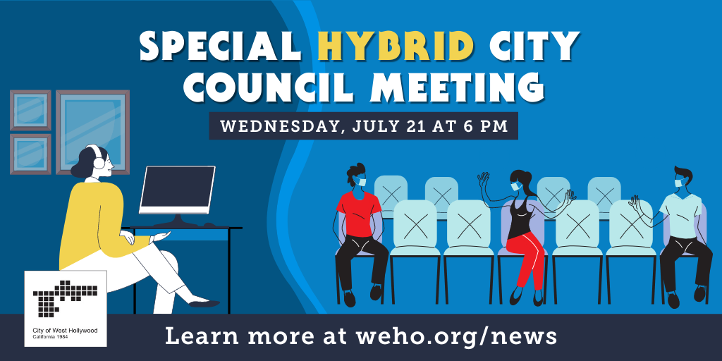 Hybrid City Council Meeting - July 21