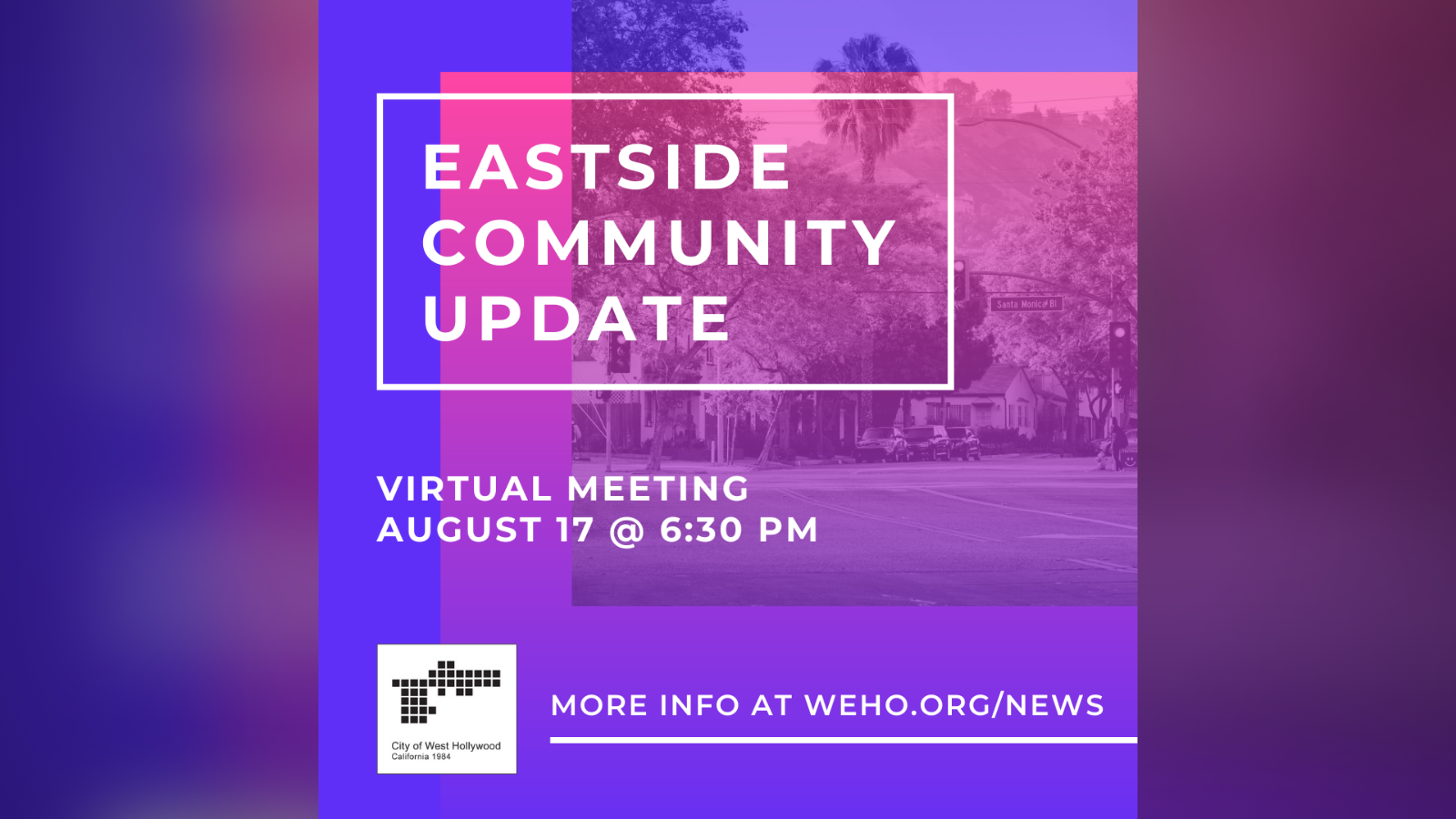 Eastside Community Update - August 2021