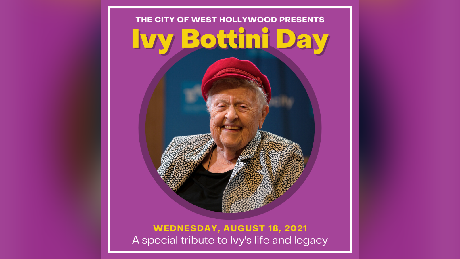 Ivy Bottini Day - August 18, 2021