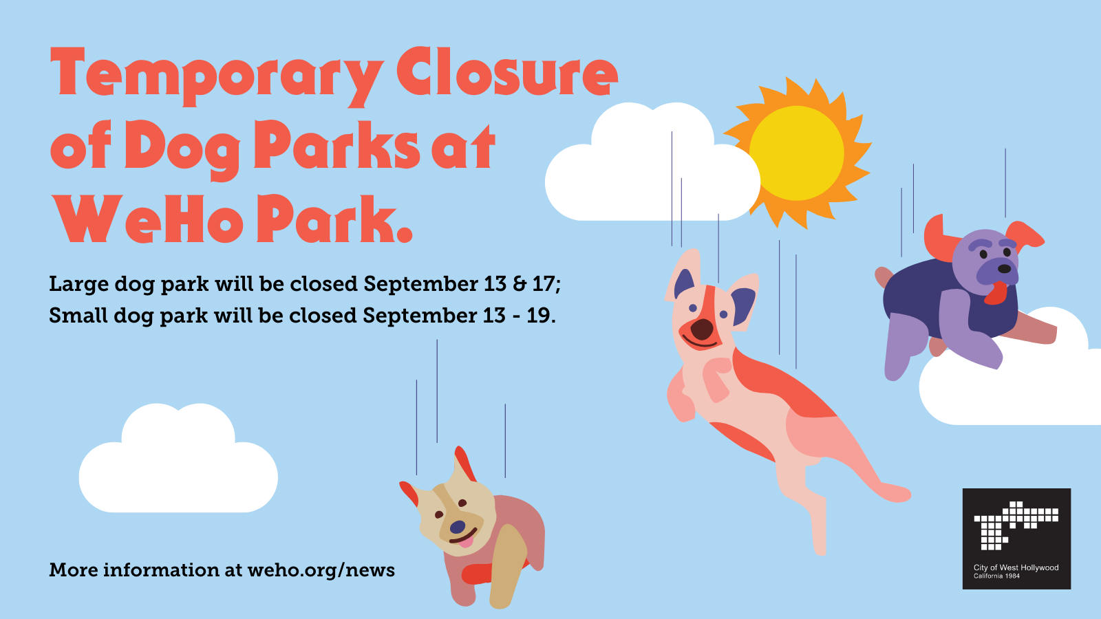 Dog Park Closures