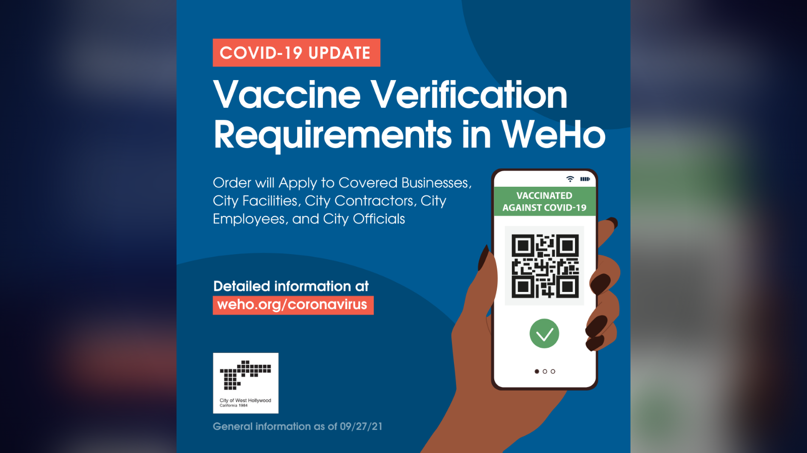 Vaccine Verification Requirements