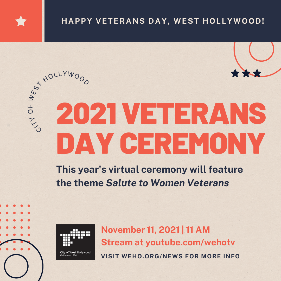 Veterans Day Virtual Ceremony 2021