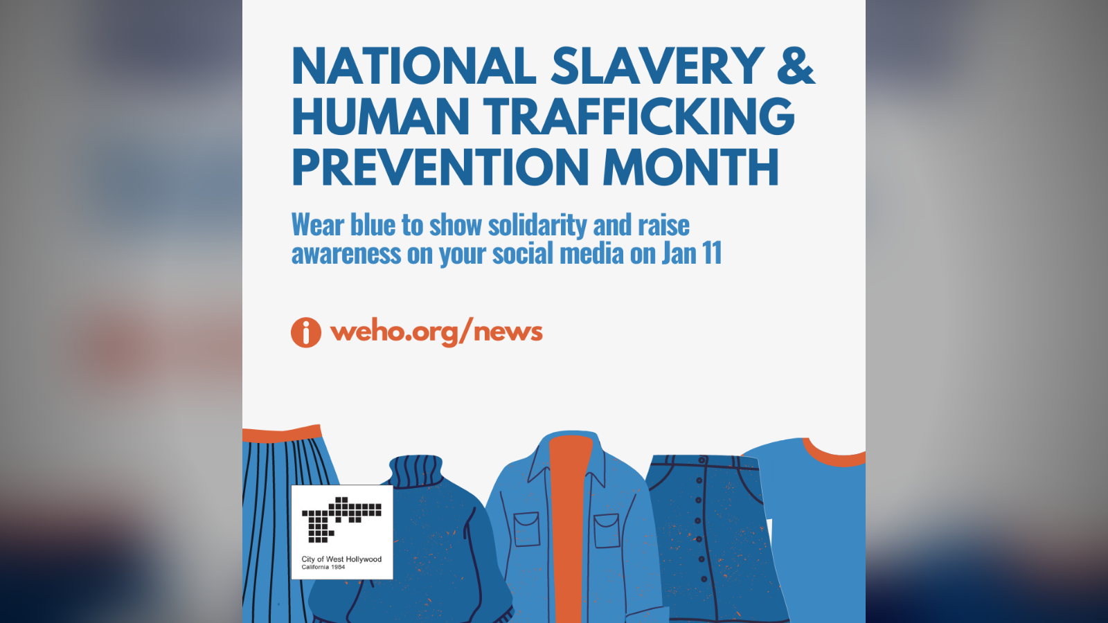 National Slavery and Human Trafficking Prevention Month - TW