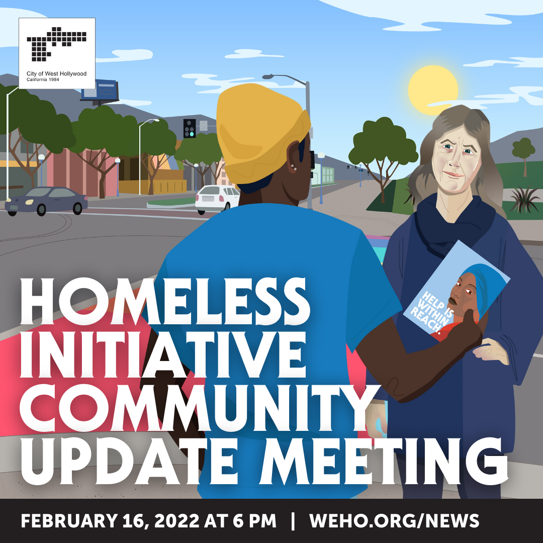 Homeless Initiative Community Update Meeting Graphic