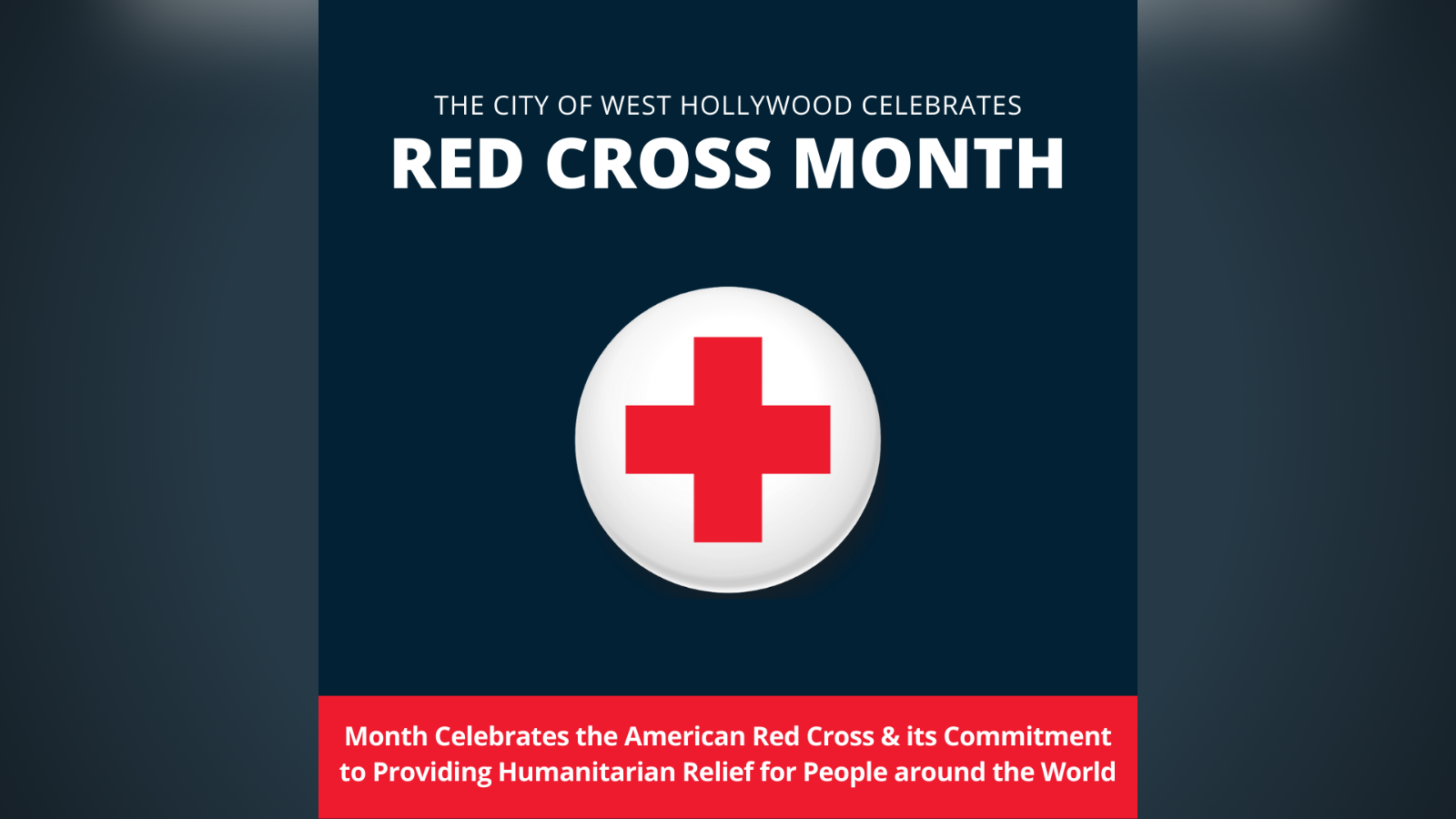 Red Cross Month