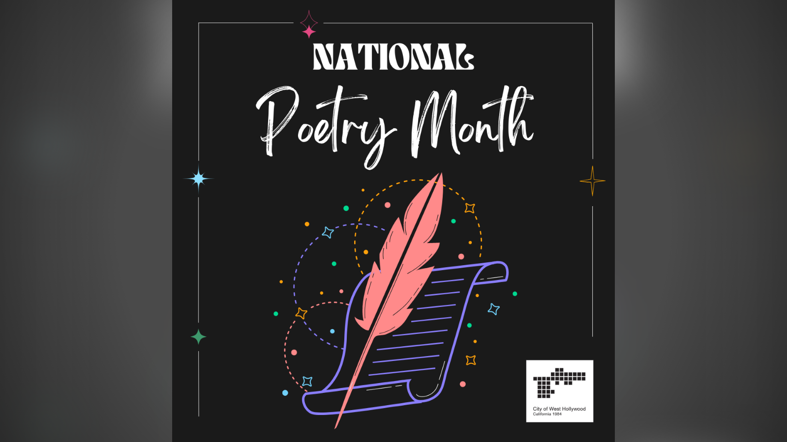 National Poetry Month