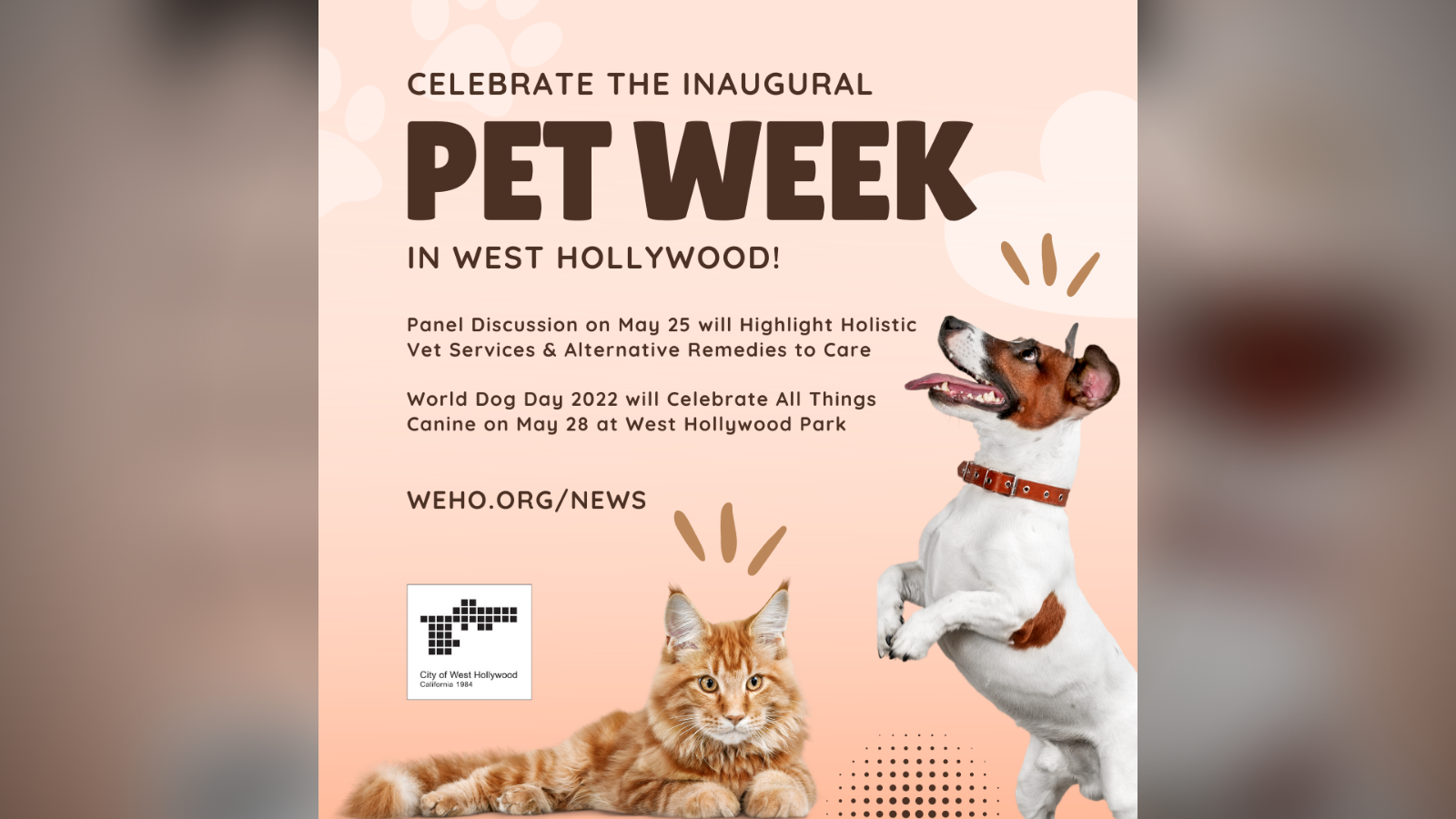 Inaugural Pet Week in WeHo