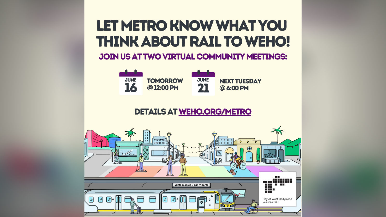 Virtual Metro Meetings - June 2022