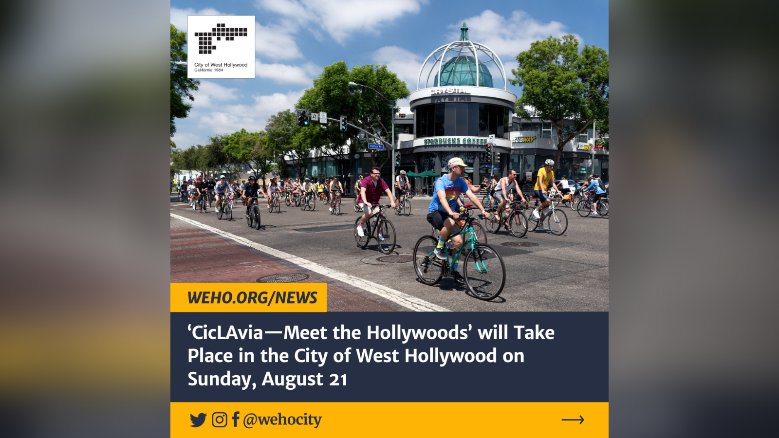 CicLAvia -- Meet the Hollywoods 2022