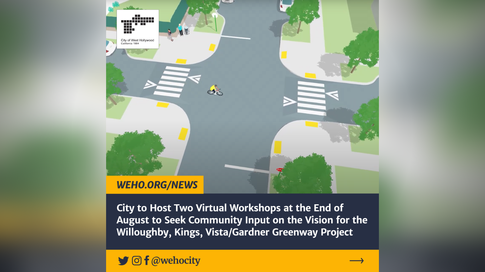 News Release Willoughby, Kings, Vista Gardner Greenway Project Workshops