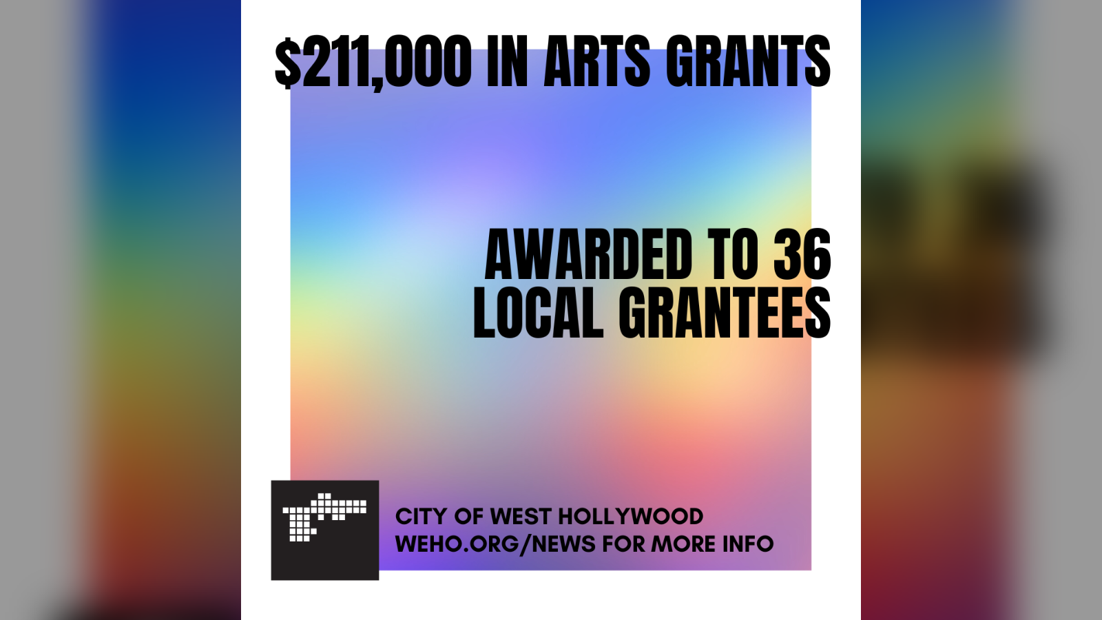 WeHo Artists Awarded with Grants