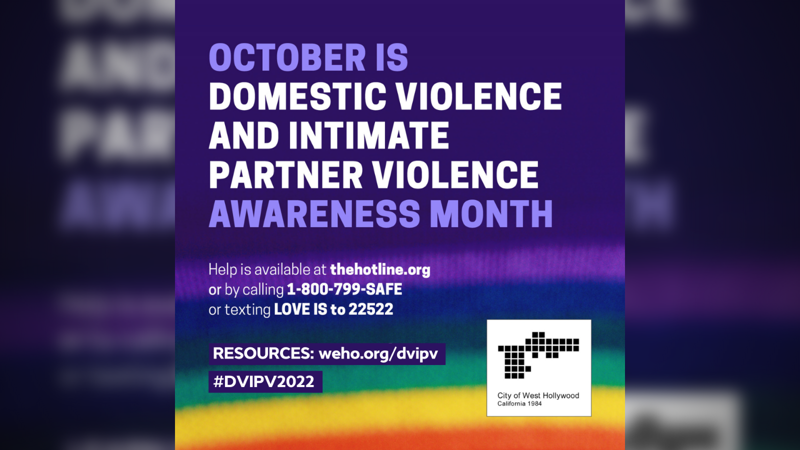 Domestic Violence Awareness Month 2022