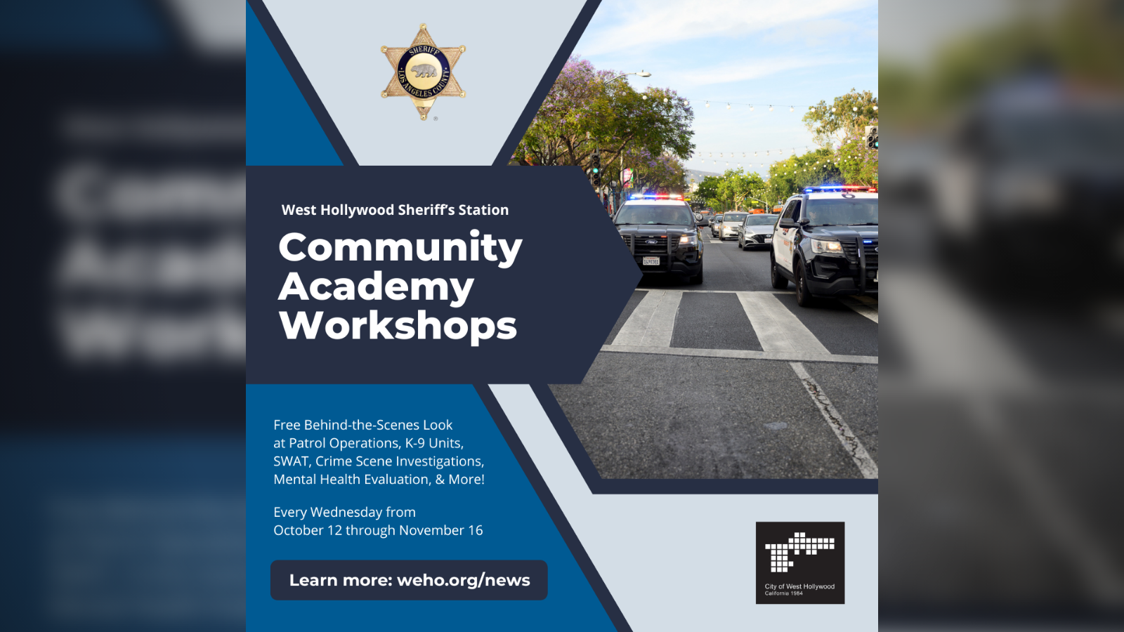 Community Academy Workshops