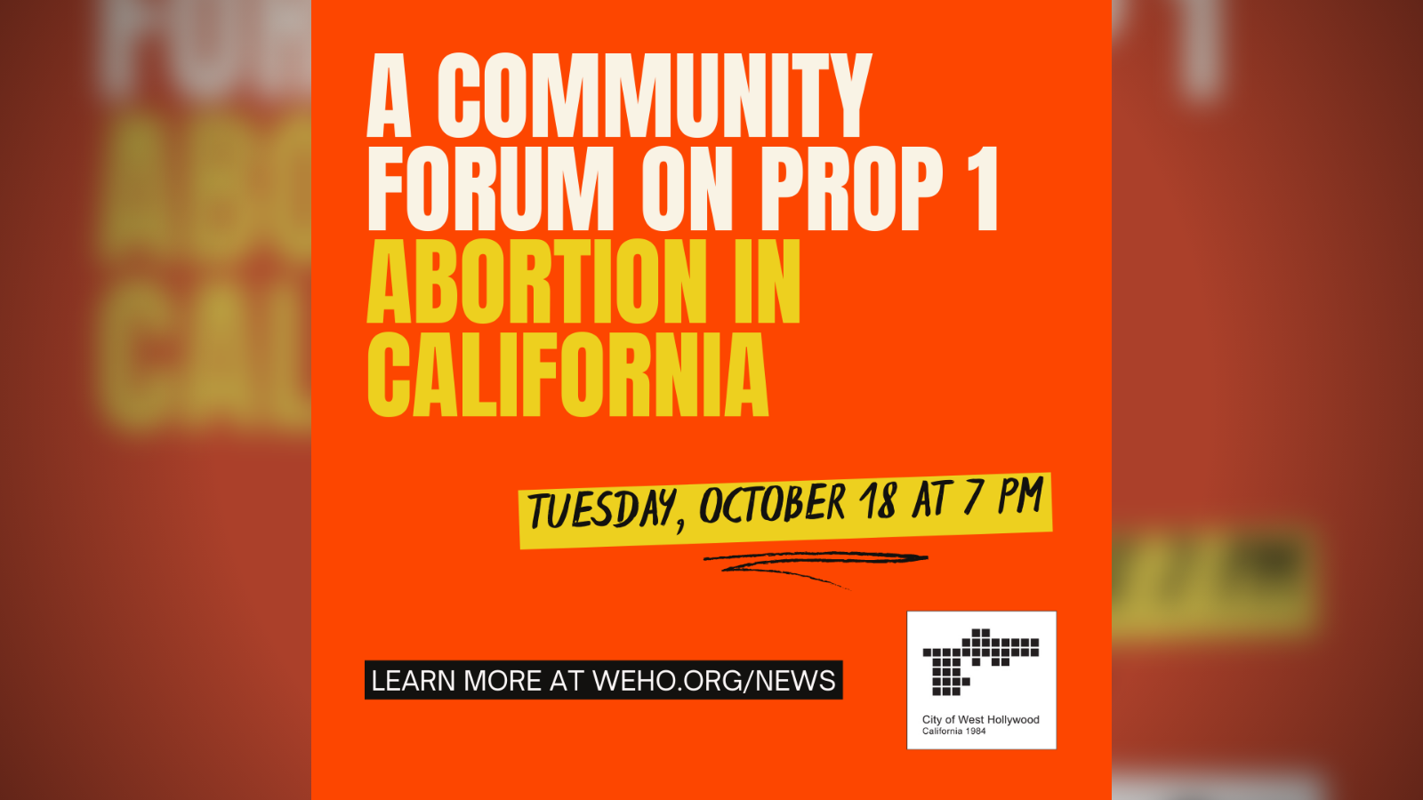 Community Forum On Prop 1