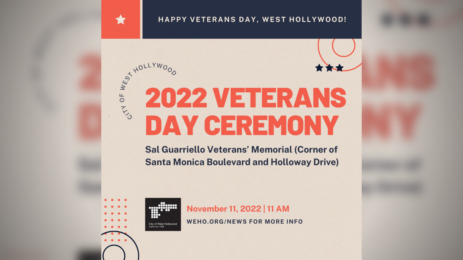 Veterans Day Ceremony 2022