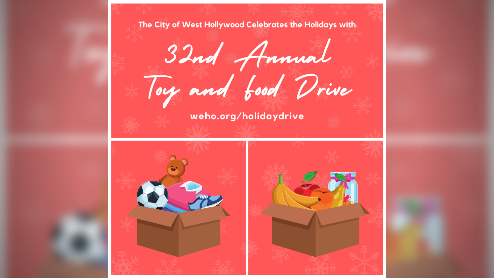 32nd Annual Toy and Food Drive