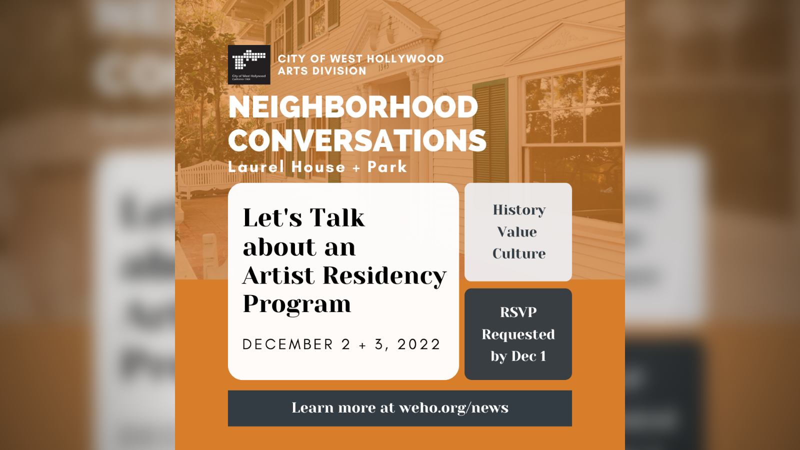 Laurel House Neighborhood Conversations