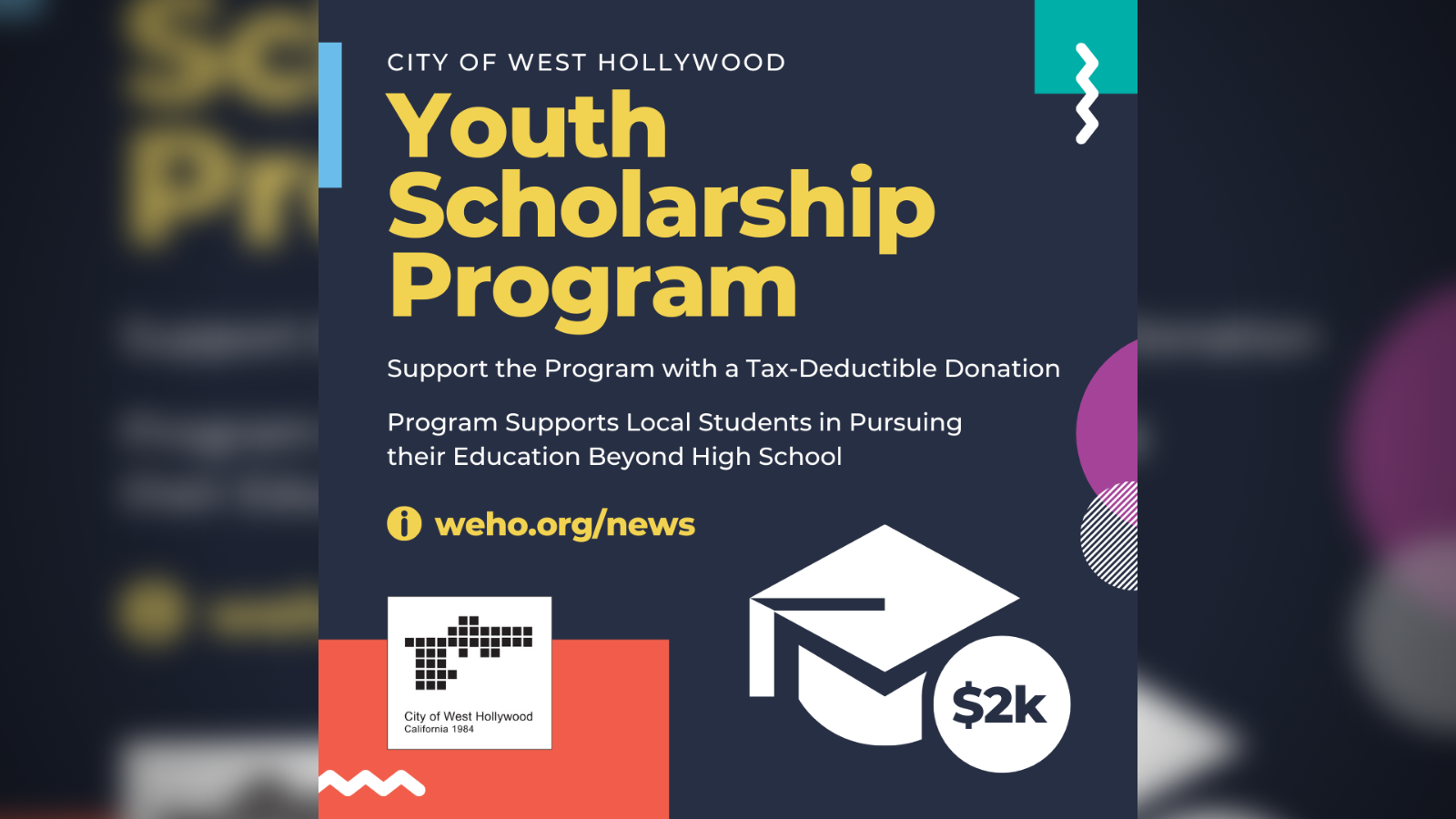 Support the Youth Scholarship Program