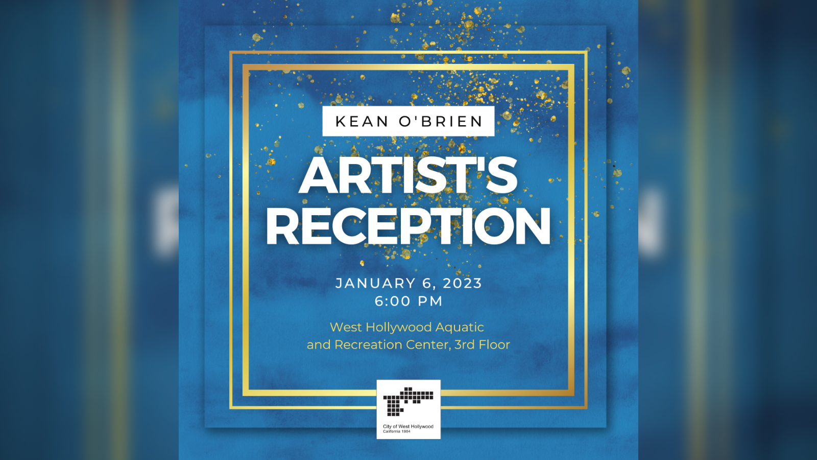 Artist's Reception for Kean O'Brien