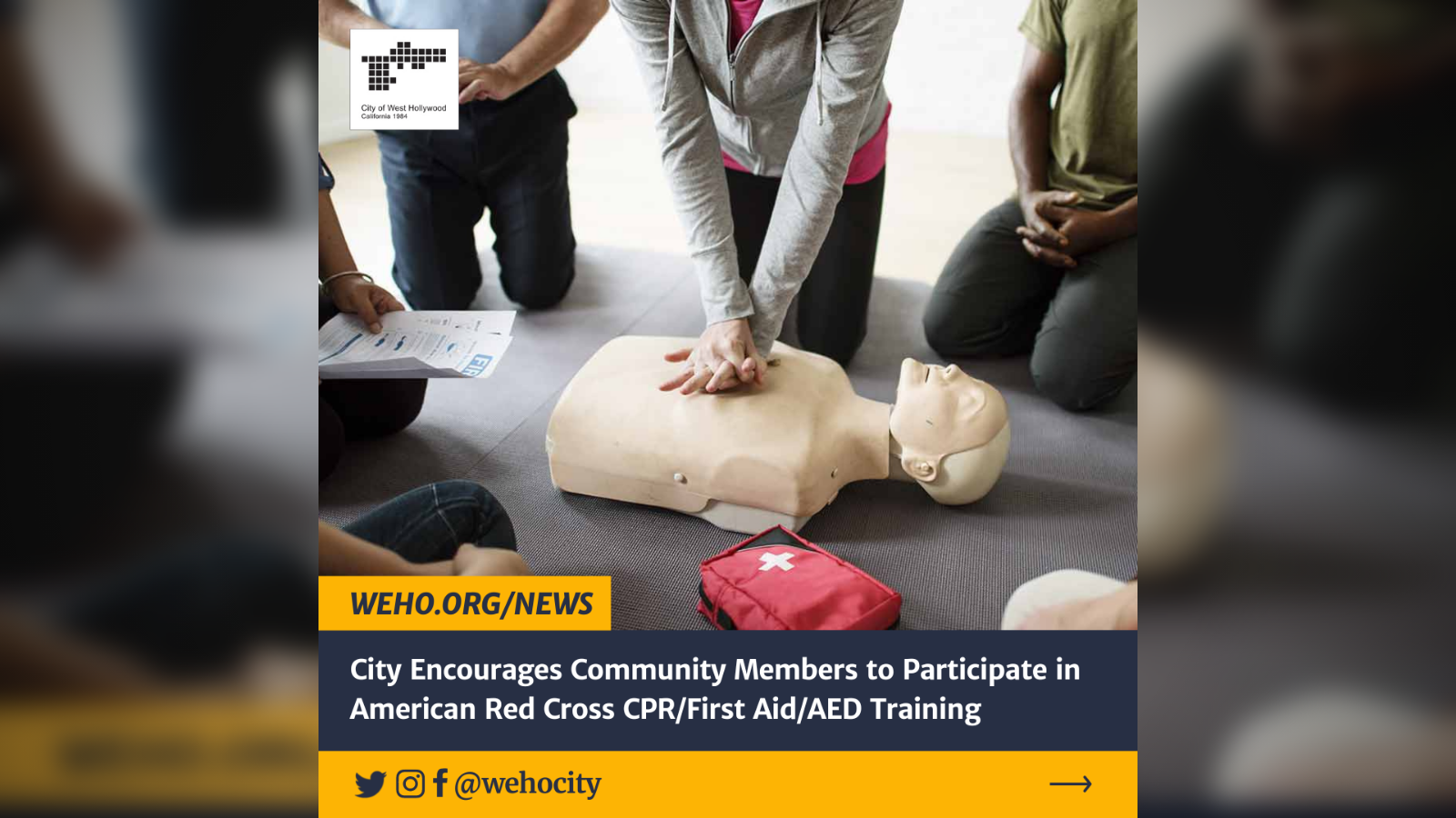 Red Cross CPR/First Aid/AED Training