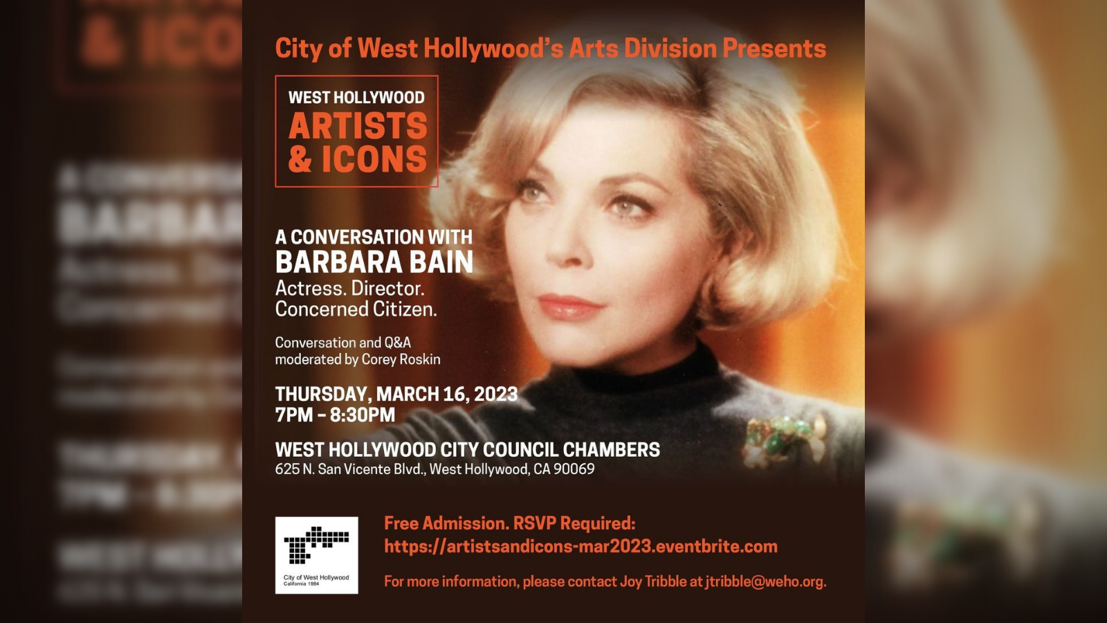 Artists and Icons Featuring Barbara Bain