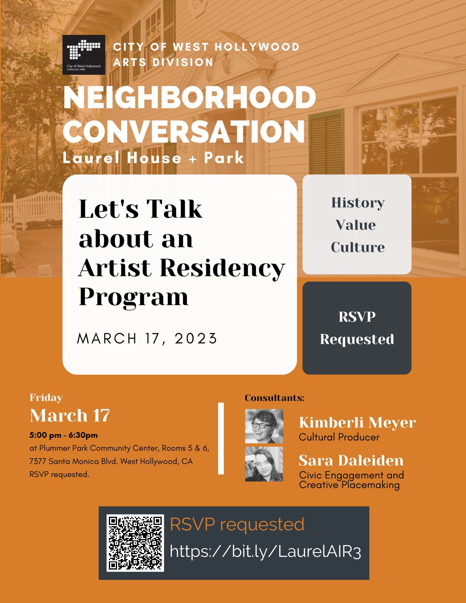 Laurel House Neighborhood Conversations_Flyer MAR17