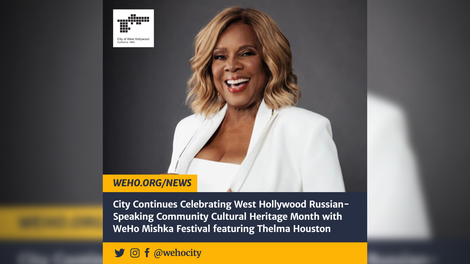 WeHo Mishka Performance by Thelma Houston