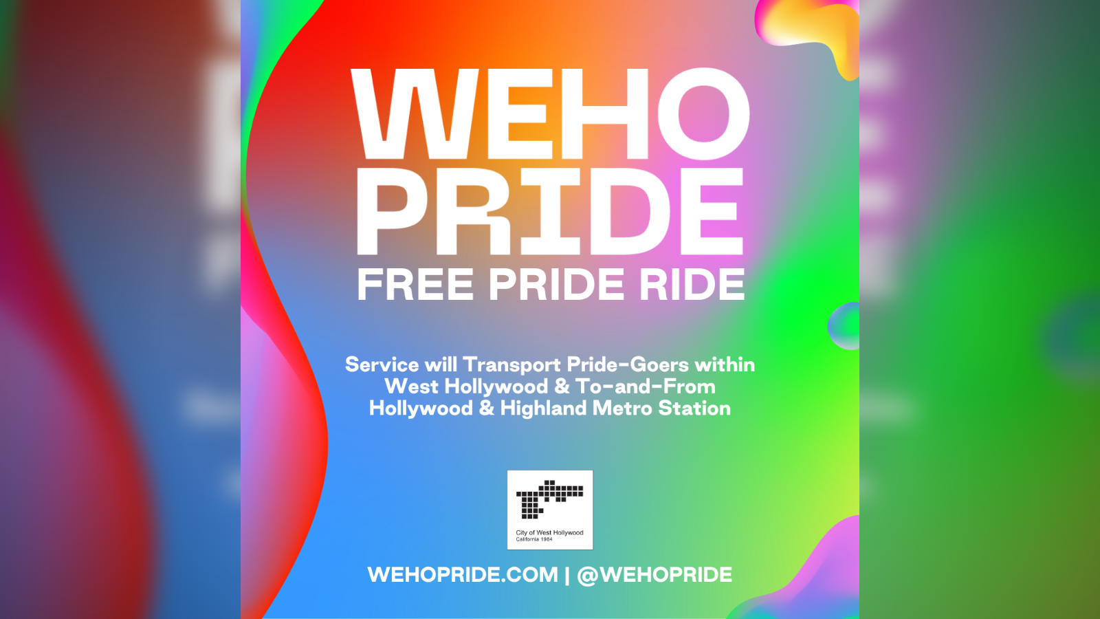 WeHo Pride 2023 - Free Pride Ride