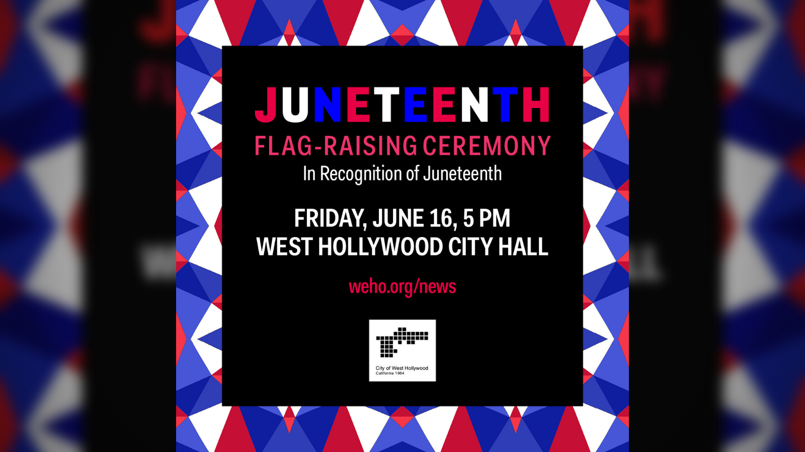 Juneteenth Flag-Raising Ceremony 2023