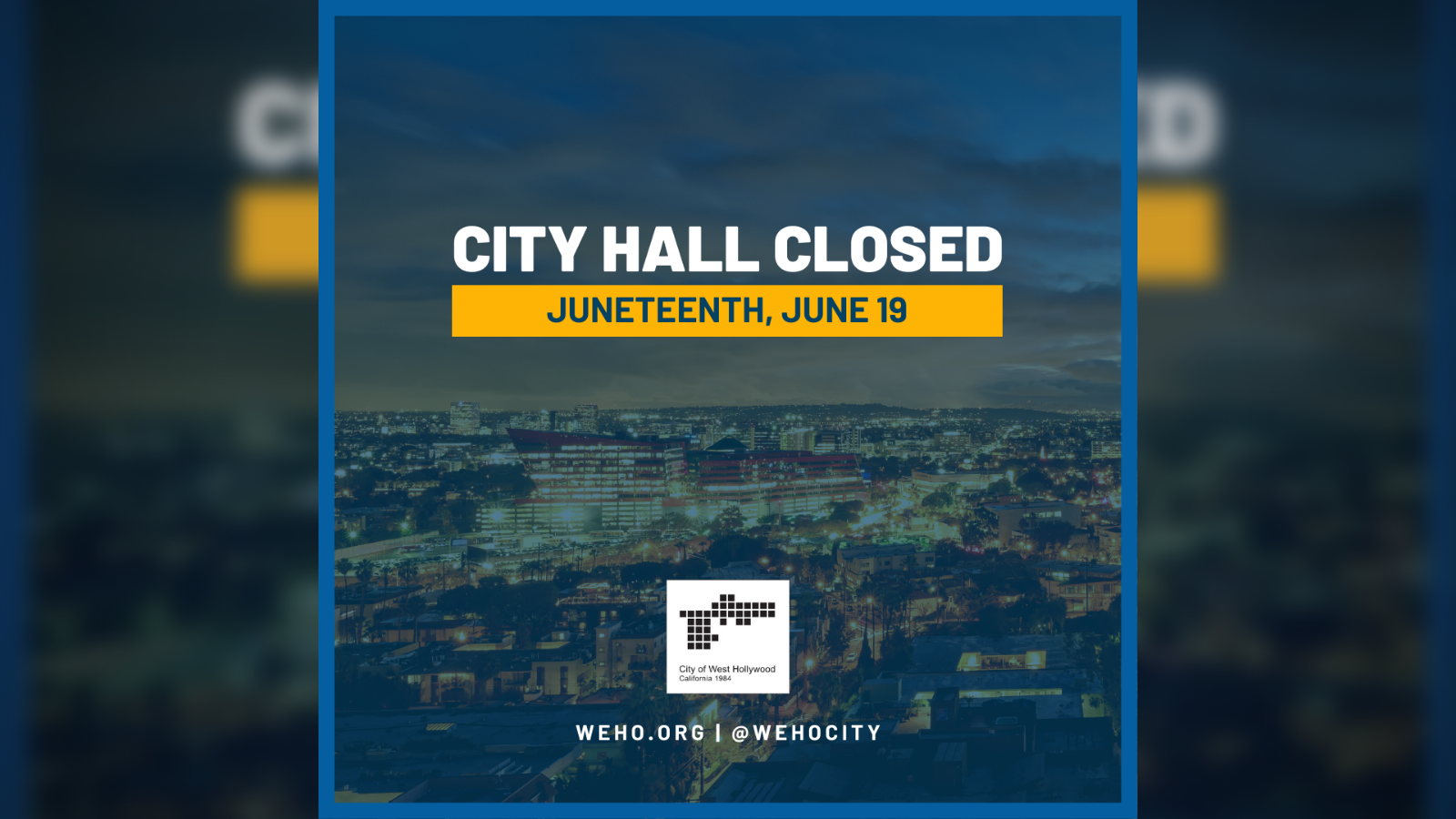 Parking Enforcement - City Hall Closed - Juneteenth 2023