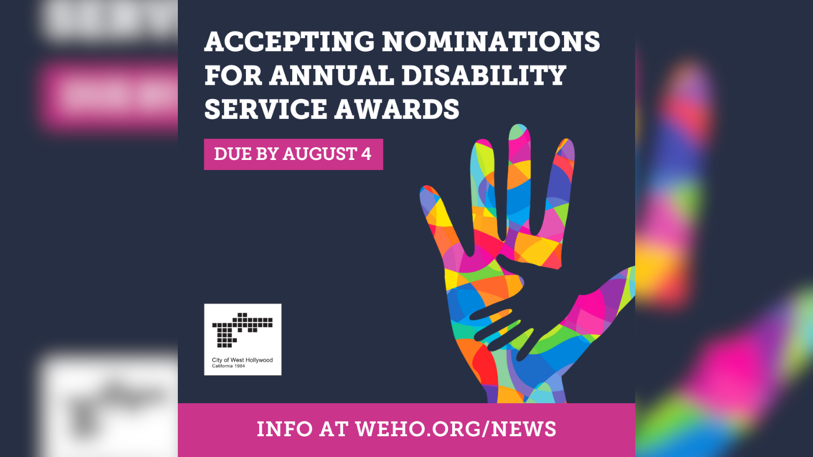 Disability Service Awards Nominations 2023