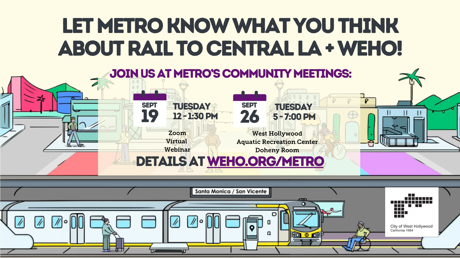 Metro Community Meetings - September 2023