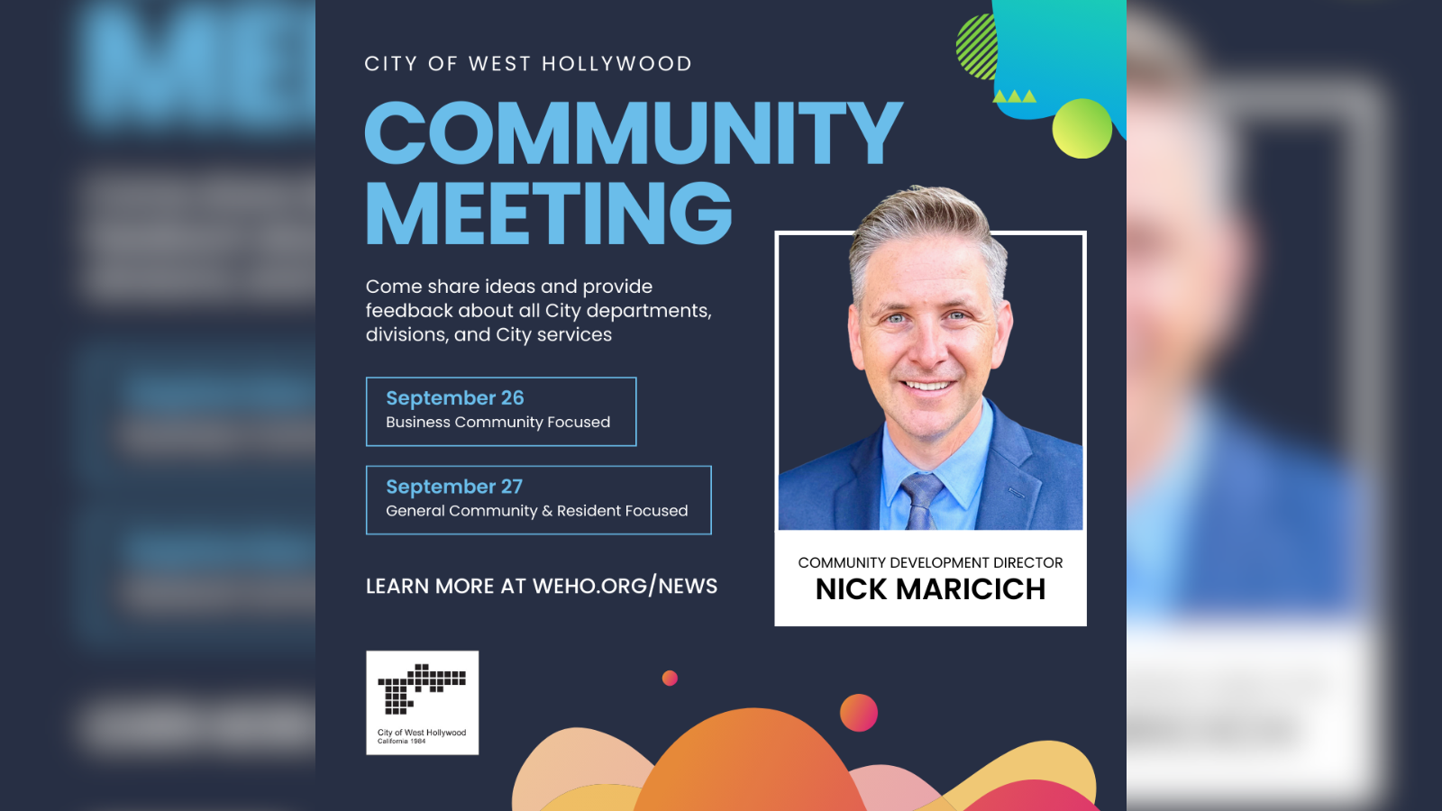 Community Meeting with Nick Maricich