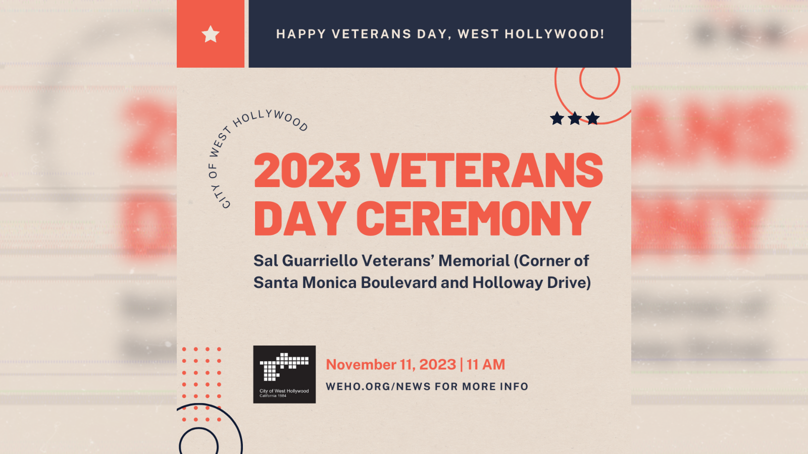 Veterans Day Ceremony 2023