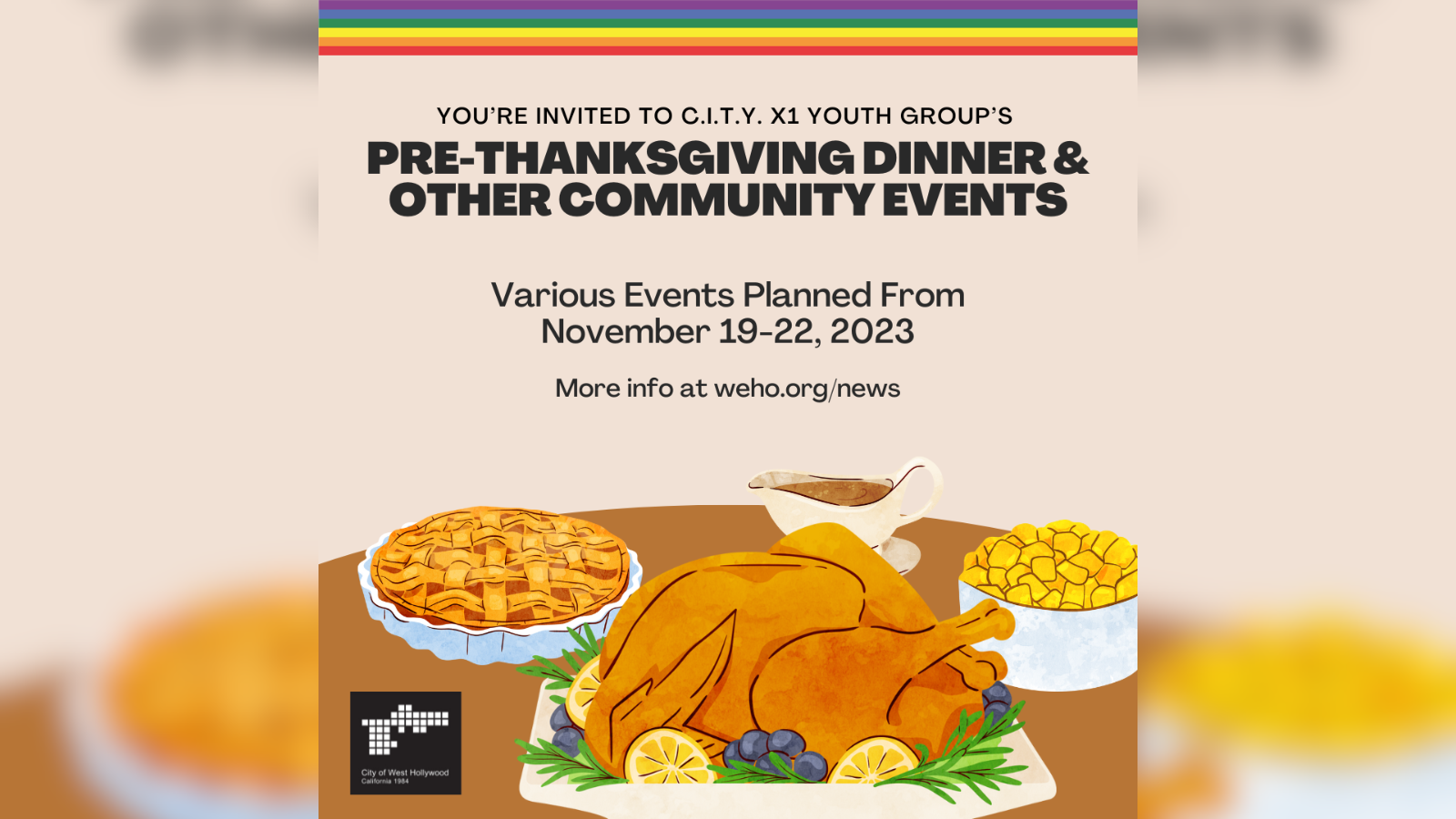 C.I.T.Y. x1 Youth Group's Pre-Thanksgiving Dinner