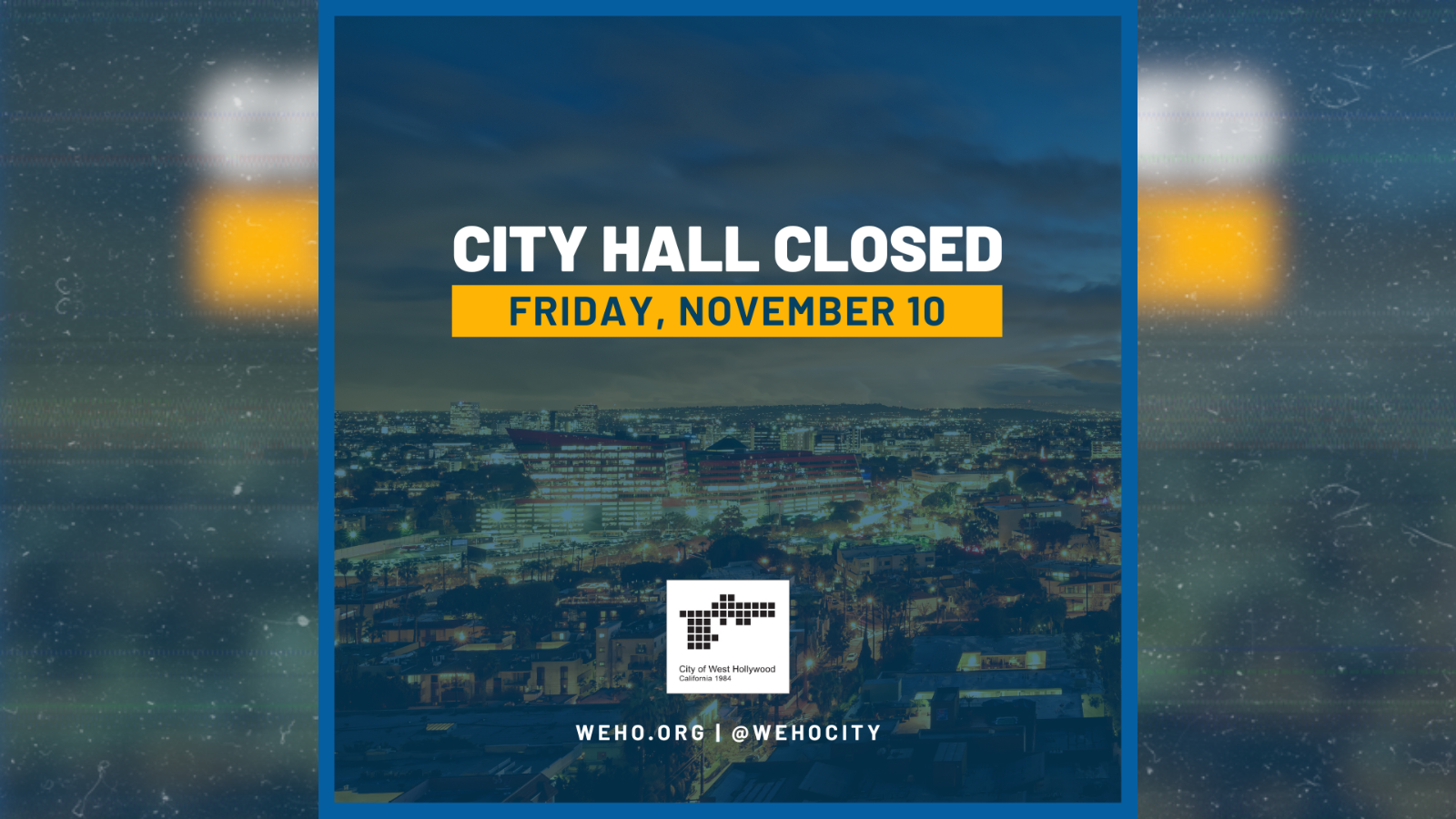 City Hall Closed - Veterans Day 2023