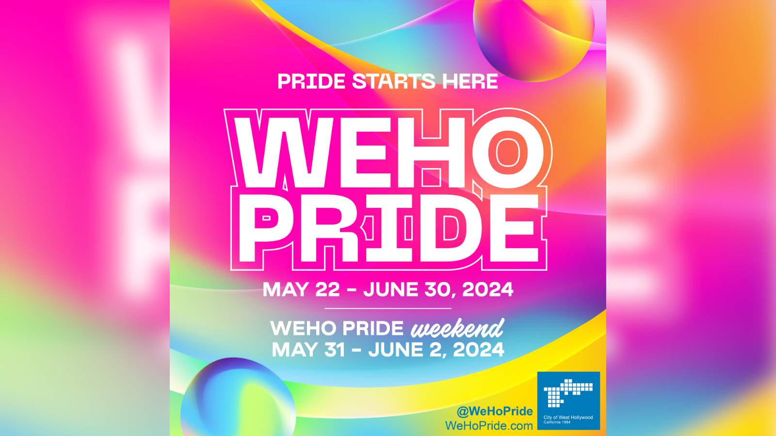 WeHo Pride Wknd Launch Dates 2024