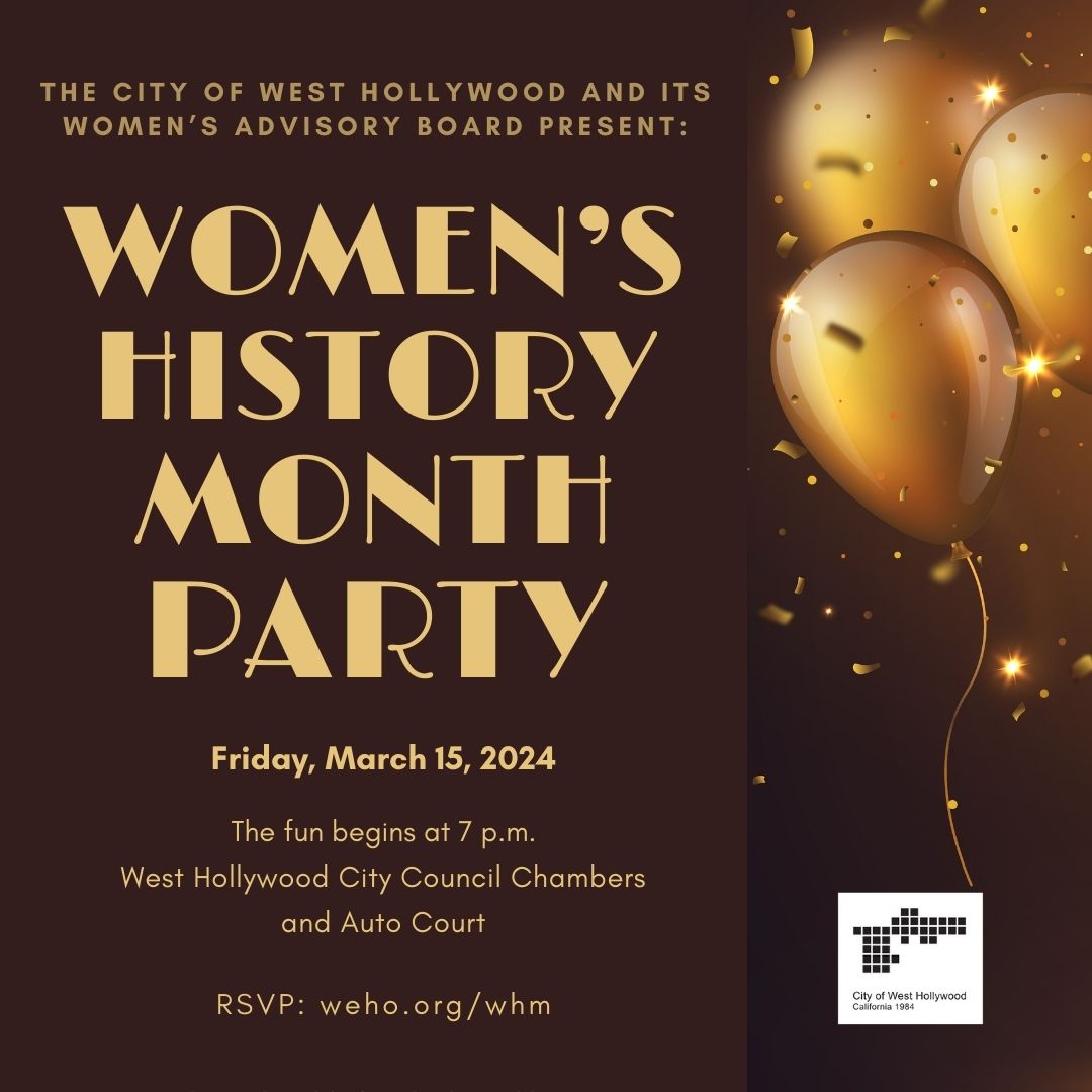 Women's History Month Party Graphic (2)