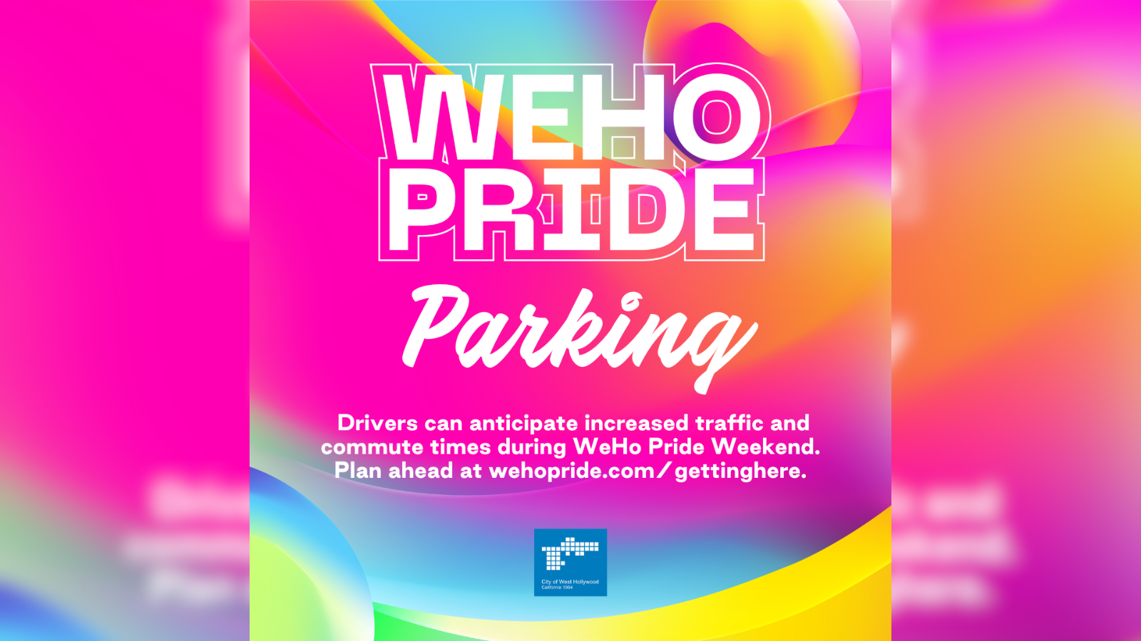 WeHo Pride 2024 Parking Information