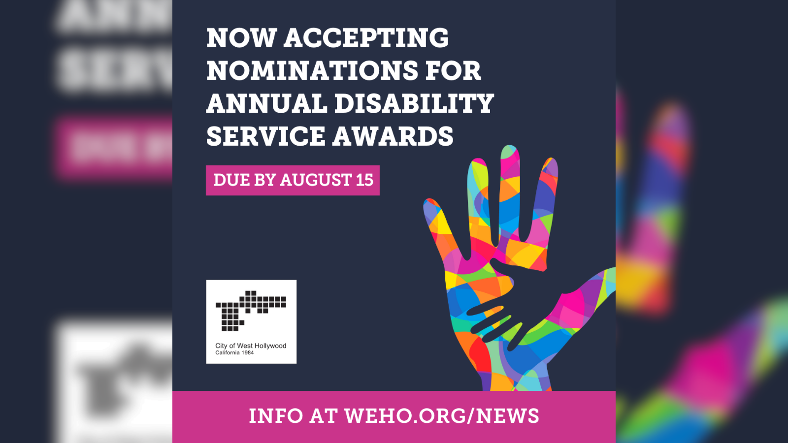 Disability Service Awards Nominations 2024