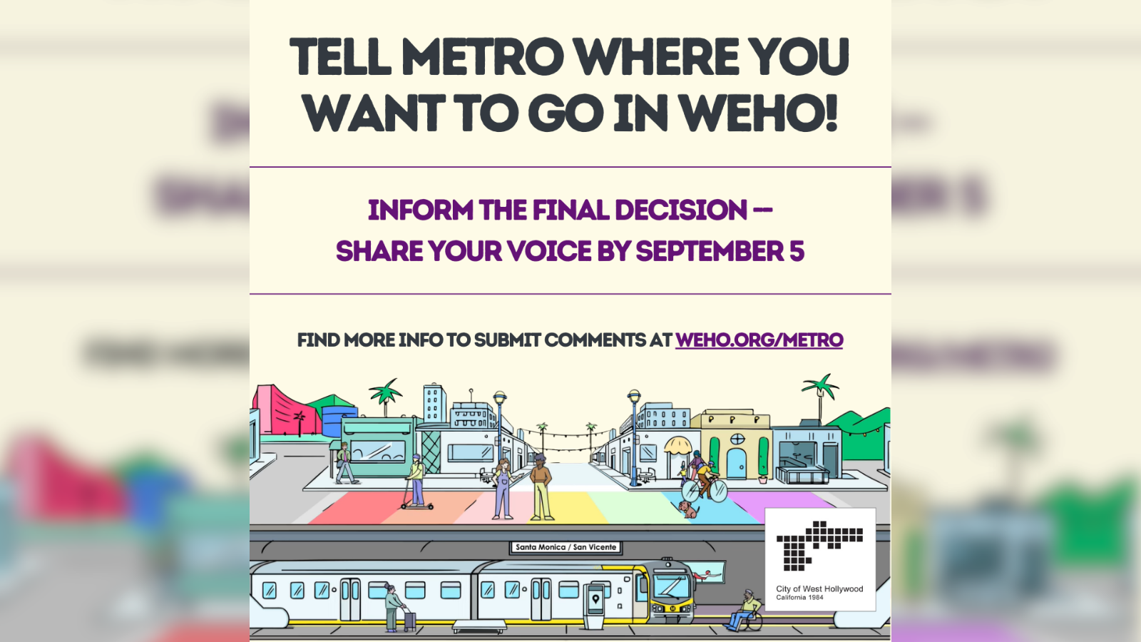 Metro Comment Period 2024