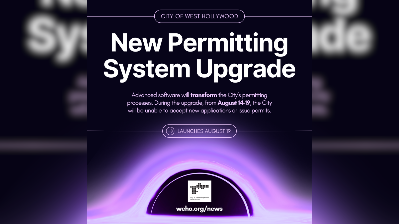 New Permitting System 2024