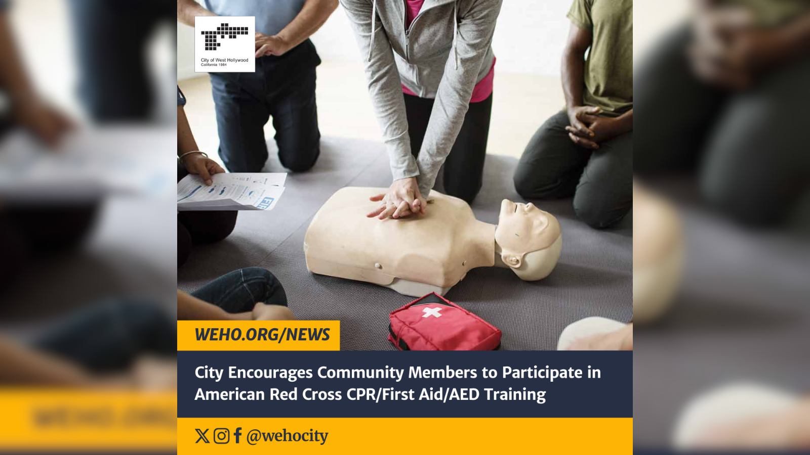 Red Cross CPR First Aid AED Training