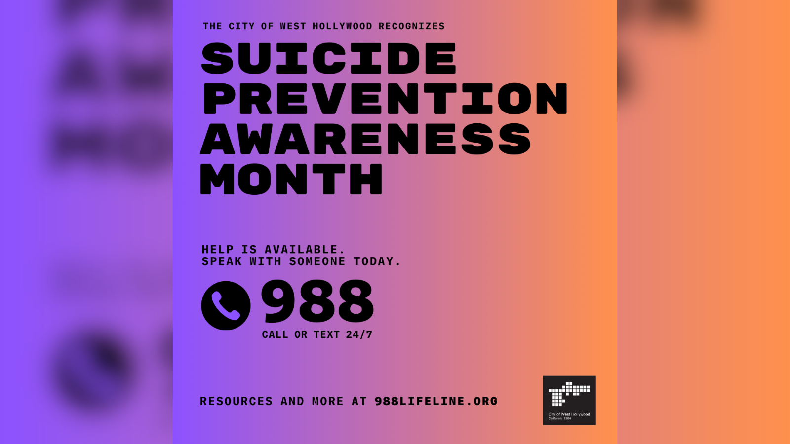 Suicide Prevention Awareness Month