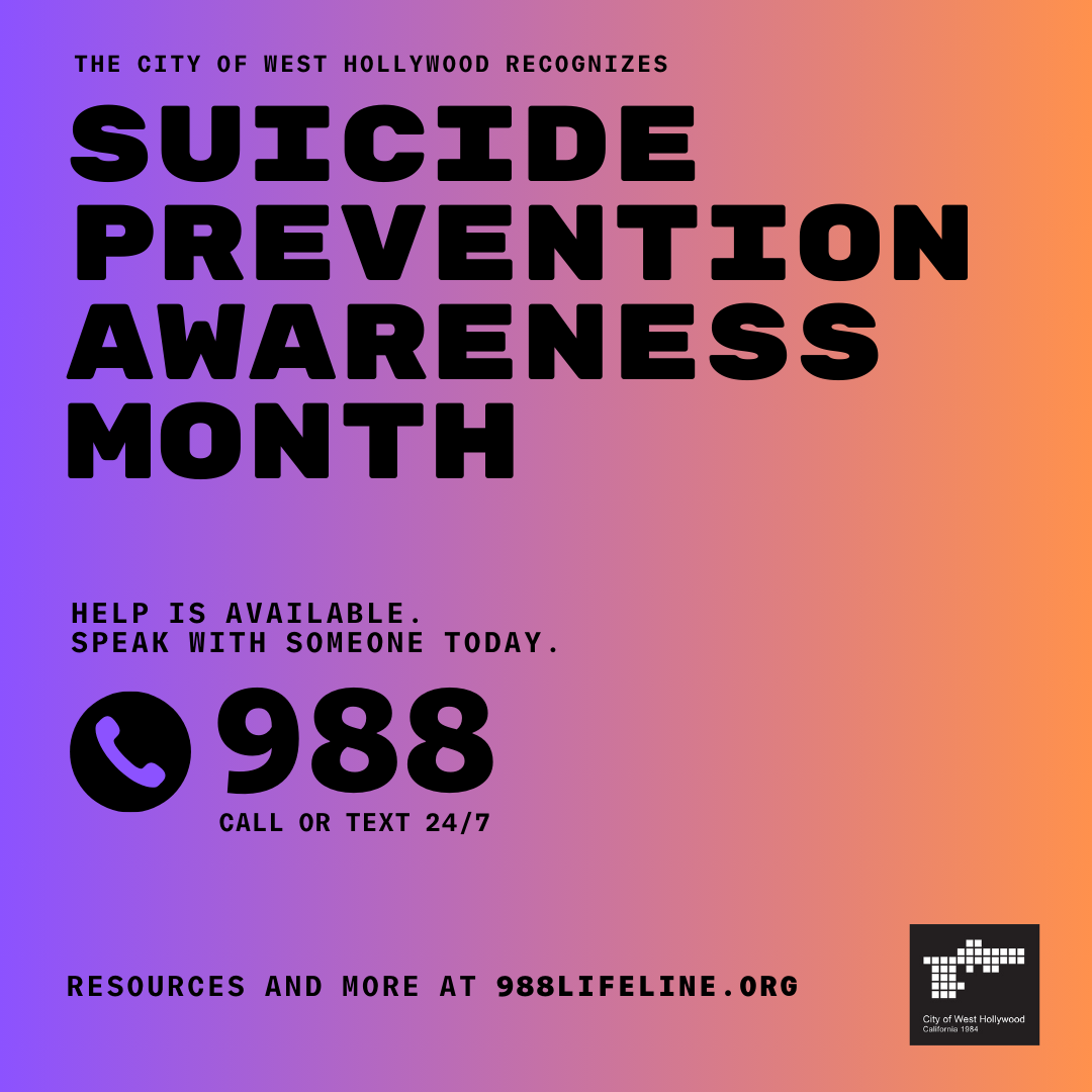 Suicide Prevention Awareness Month